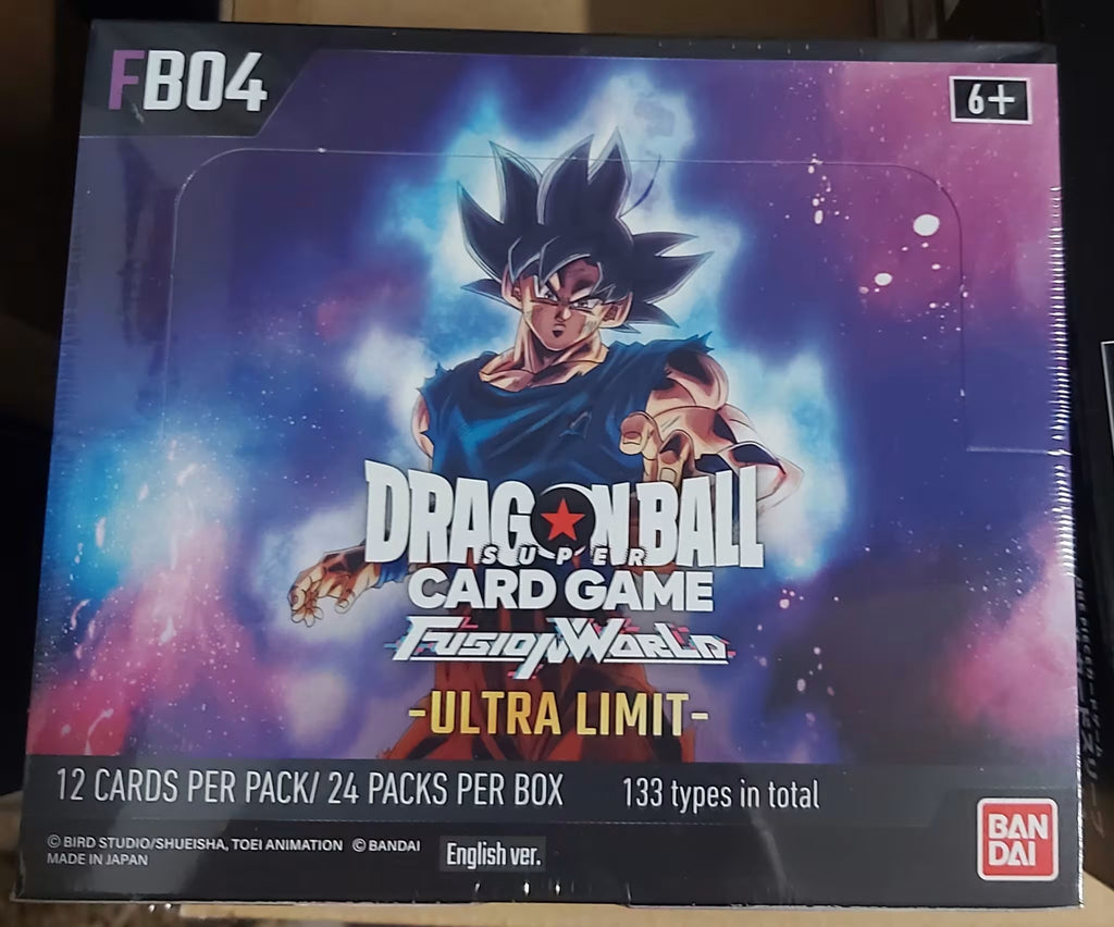 Dragon Ball Super Card Game Fusion World 04 Ultra Limit FB-04 Box da 24 buste ENG